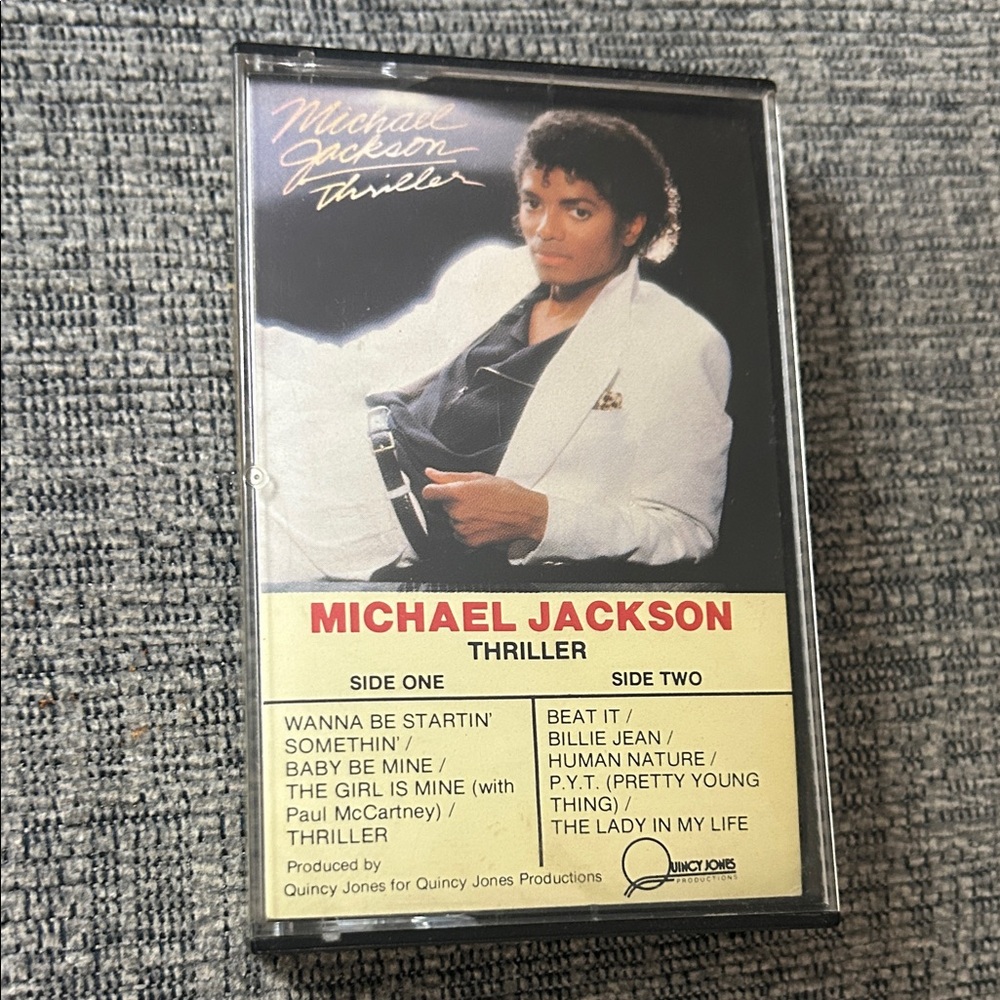 Michael Jackson Thriller Cassette Tape